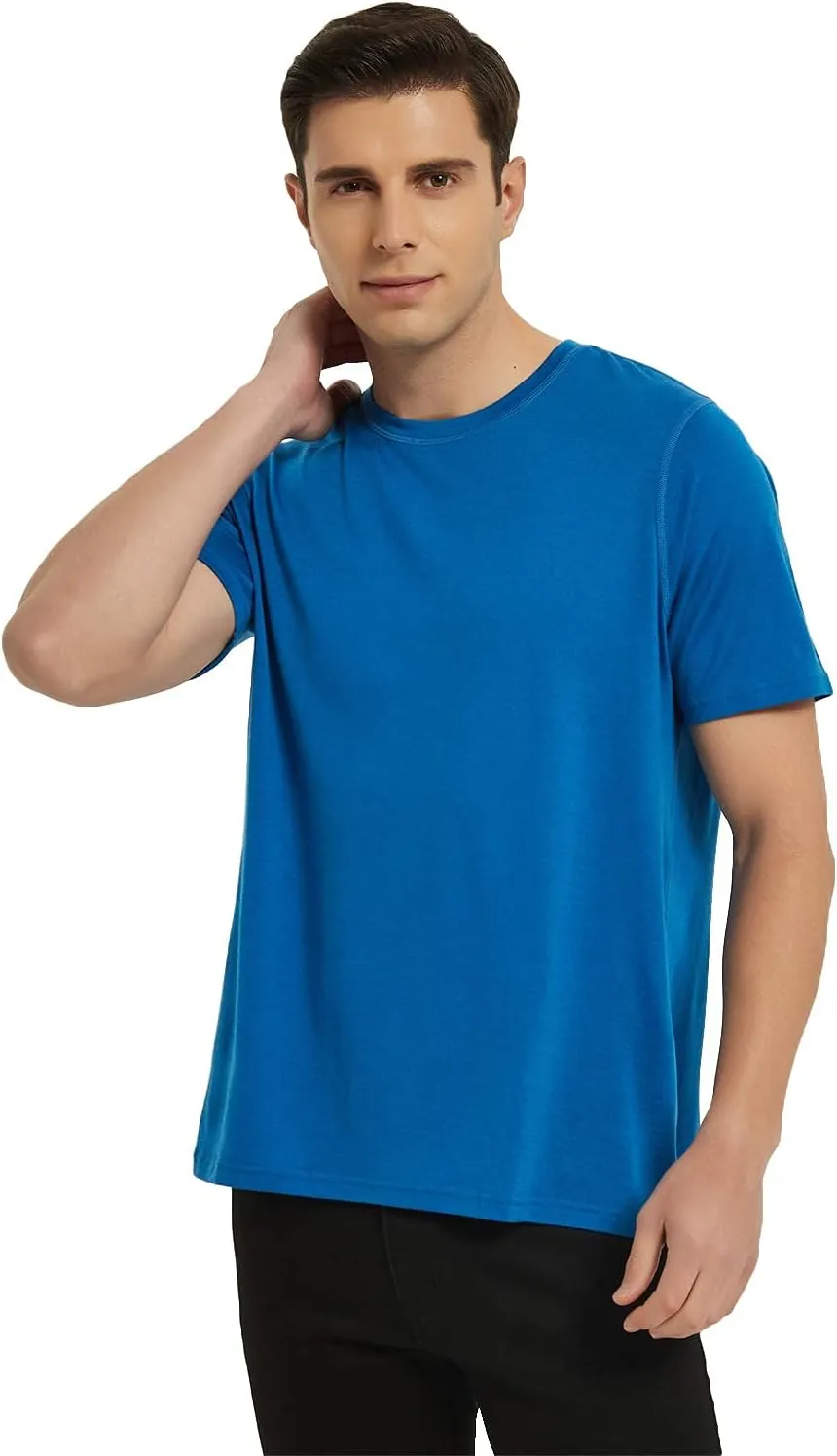 METARINO Merino Wool T-Shirts Mens Short Sleeve Lightweight Base Layer for Hiking,Travel,Hunting,Cycling