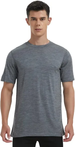 METARINO Merino Wool T-Shirts Mens Short Sleeve Lightweight Base Layer for Hiking,Travel,Hunting,Cycling
