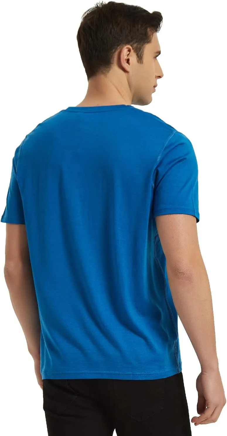 METARINO Merino Wool T-Shirts Mens Short Sleeve Lightweight Base Layer for Hiking,Travel,Hunting,Cycling