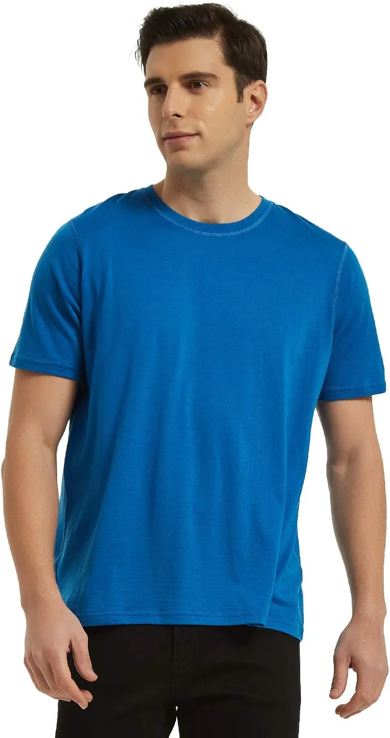 METARINO Merino Wool T-Shirts Mens Short Sleeve Lightweight Base Layer for Hiking,Travel,Hunting,Cycling