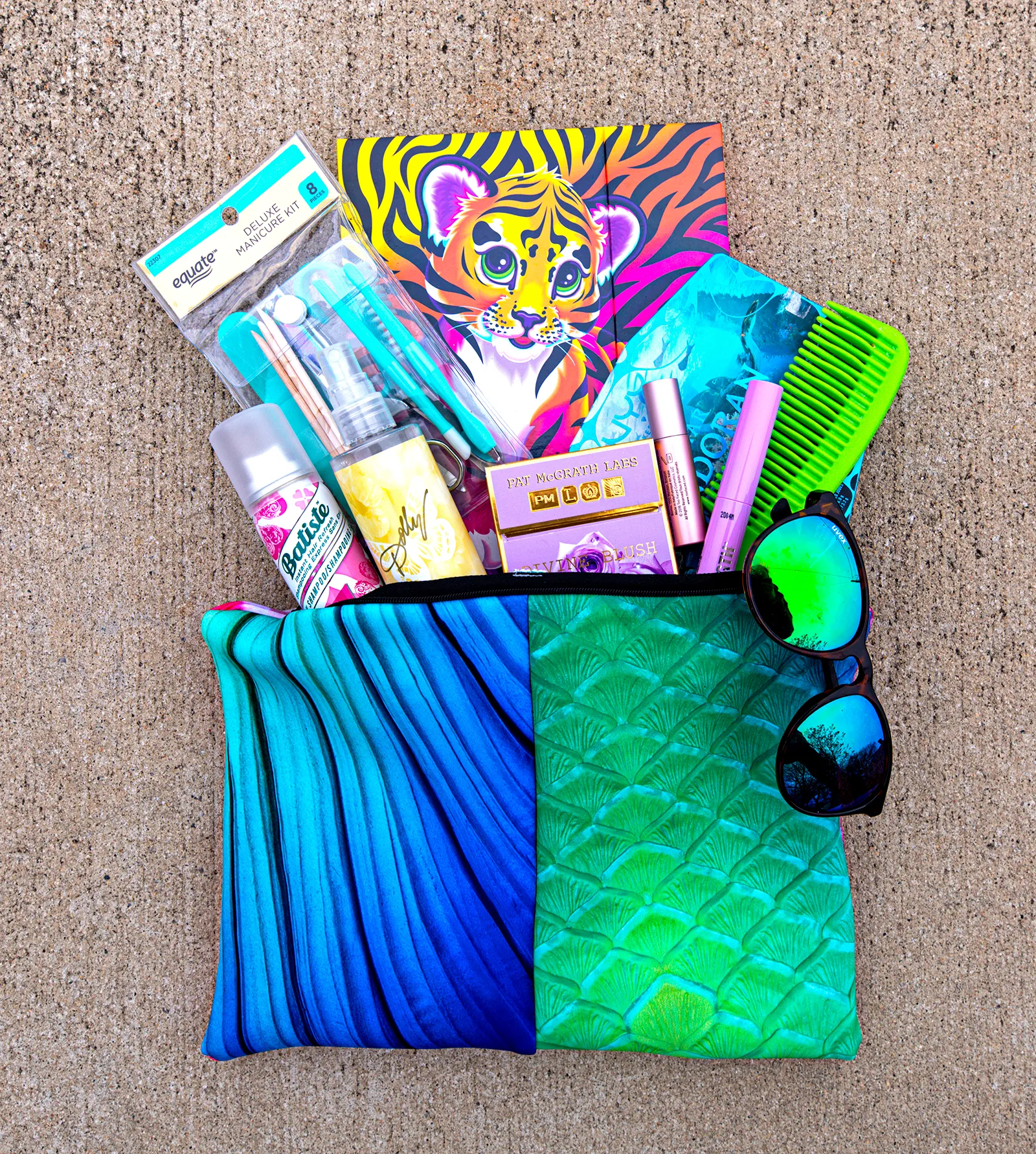 Mystery Tail Print Clutch