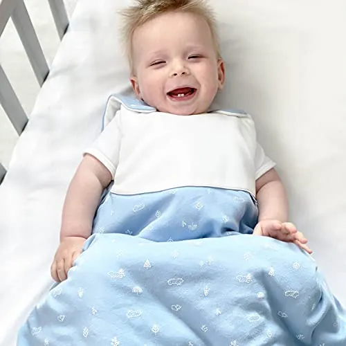Quilted Cotton Sleep Sack 2.5 Tog Warm Winter Sleeping Bag Baby 6 to 12 Months