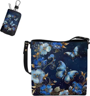 Saddle Bags Set 2 Piece Bucket Bags Shoulder Bag Handbag Car Key Fob Protector