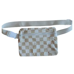 Sand Checker Belt Bag