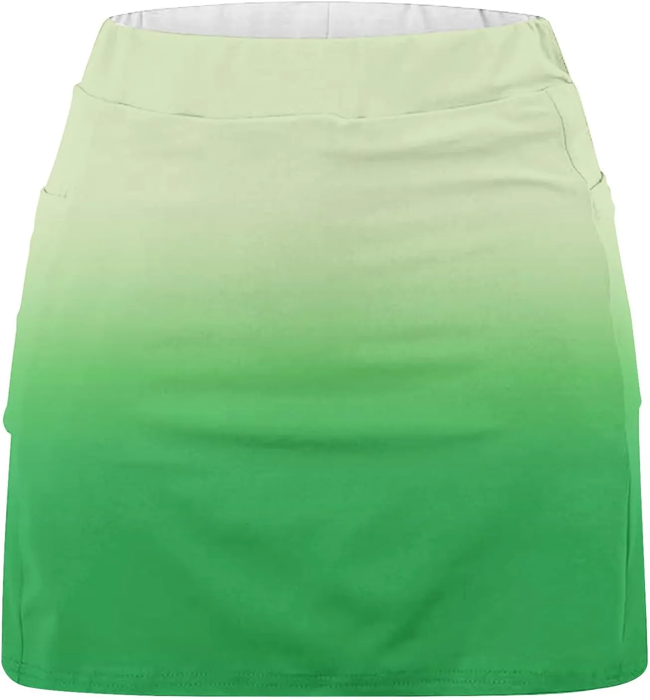 Skorts for Woman Fashion Casual Ombre Biker Shorts Womens Summer Outfits Comfy High Waisted Tummy Control Bottoms