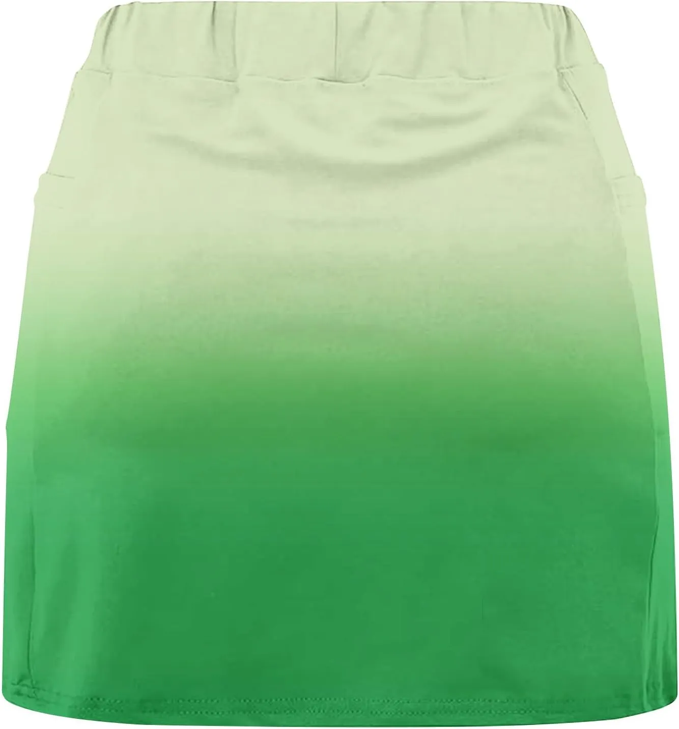 Skorts for Woman Fashion Casual Ombre Biker Shorts Womens Summer Outfits Comfy High Waisted Tummy Control Bottoms