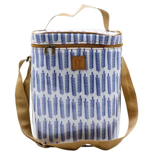 Sling Cooler - Leaves Blue