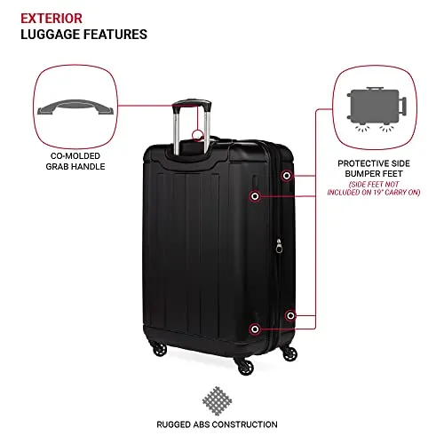 SwissGear 6297 Hardside Expandable Luggage with Spinner Wheels