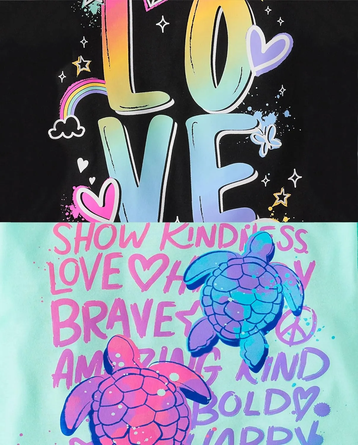 The Children's Place Girls' Animal Long Sleeve Graphic T-Shirts,multipacks