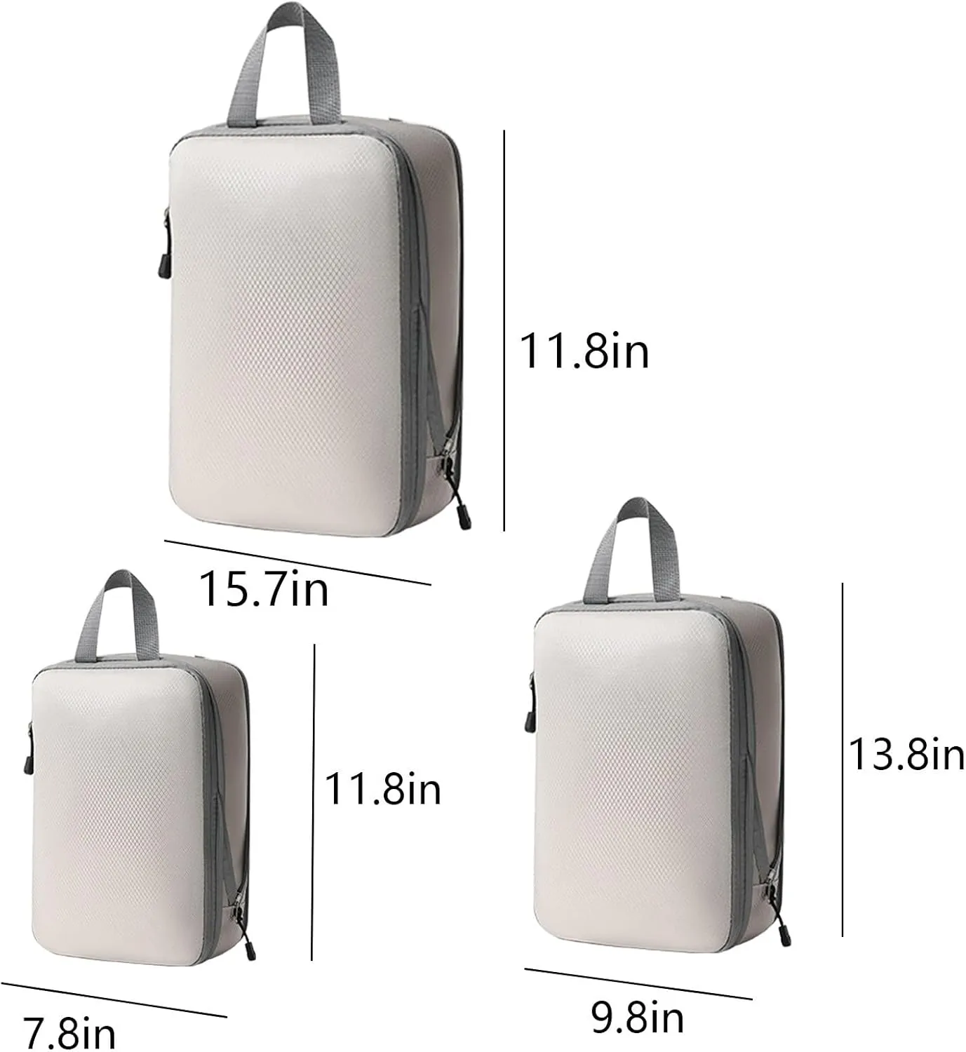 Todays Deals in Clearance 3PCS Compression Packing Cubes Organizer for Travel Luggage Organizer for Suitcases Backpack