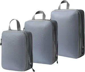 Todays Deals in Clearance 3PCS Compression Packing Cubes Organizer for Travel Luggage Organizer for Suitcases Backpack