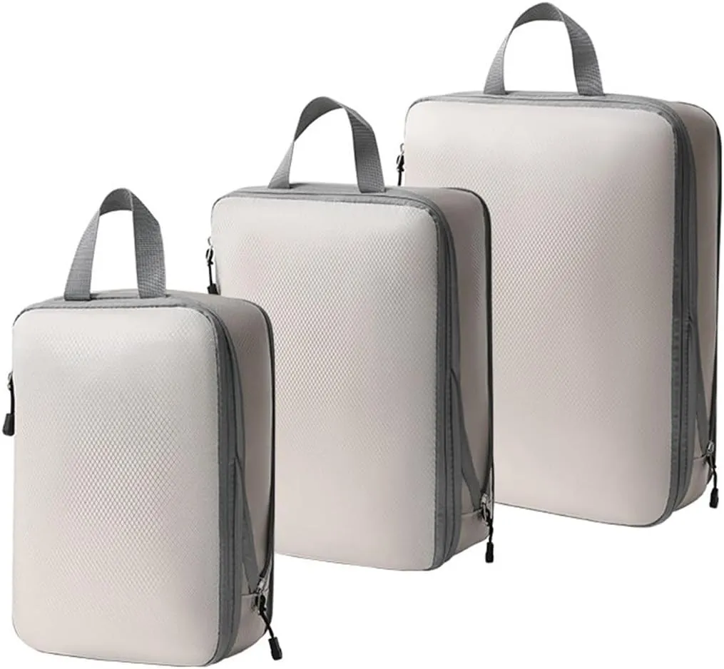 Todays Deals in Clearance 3PCS Compression Packing Cubes Organizer for Travel Luggage Organizer for Suitcases Backpack