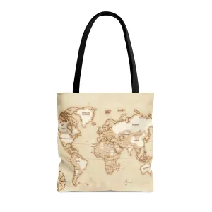 Tote Bag, World Map