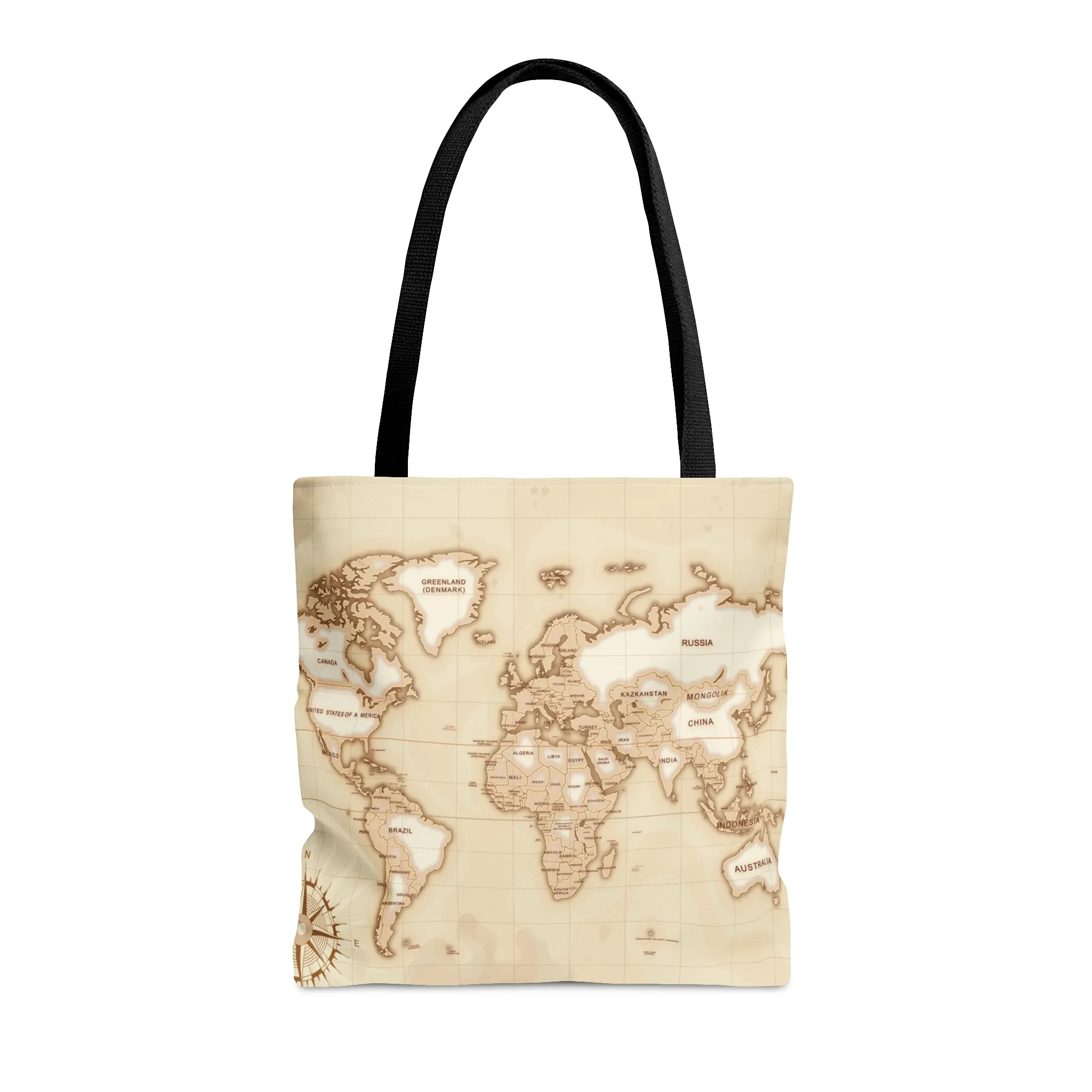 Tote Bag, World Map