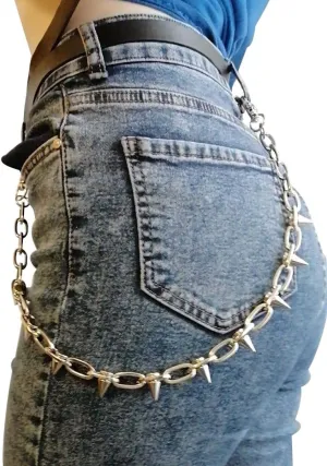 Vintage Harajuku Punk Cool Pants Jeans Chain Fashion Body Jewelry Accessory for Women Girls Cute Waist Chain