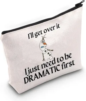 WCGXKO Cartoon Inspired Makeup Bag Snowman Merchandise Snow Movie Gift (Snow First Bag)