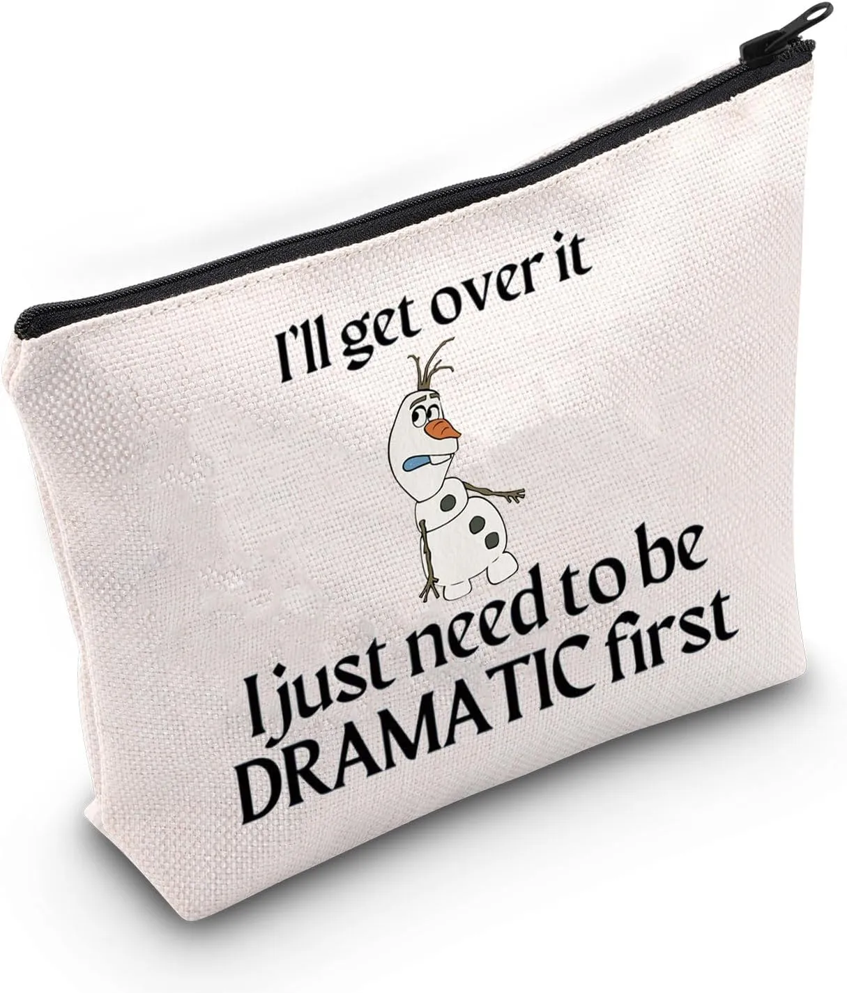 WCGXKO Cartoon Inspired Makeup Bag Snowman Merchandise Snow Movie Gift (Snow First Bag)
