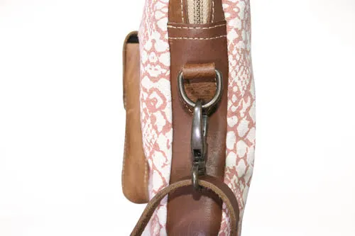 Welli Laptop Bag by SOSH - Linen & Leather Bag, 2 Colors available