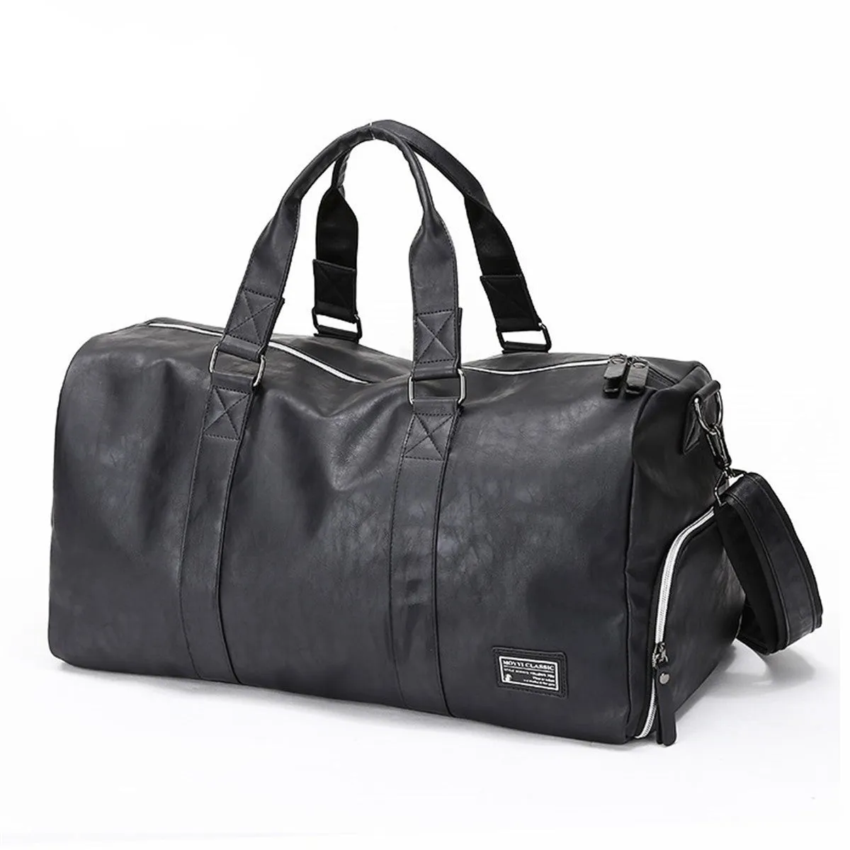 West Louis PU Leather Handbags Shoulder Large Capacity Bag