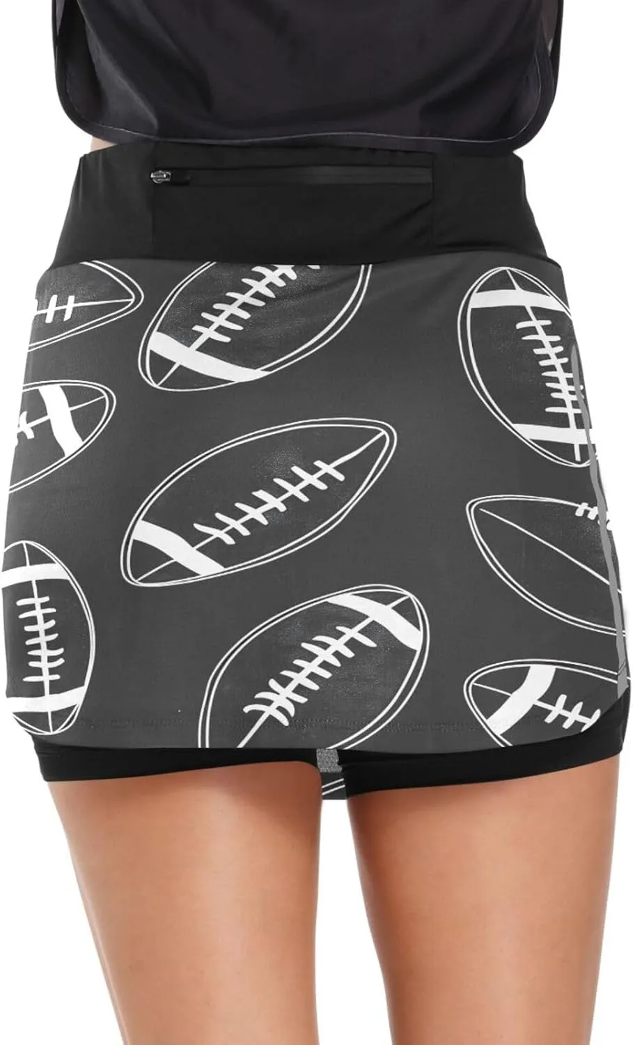 Wildflowers Botanical Ladies Skorts with Pockets High Waisted Womens Tennis Shorts, Mini Skirt