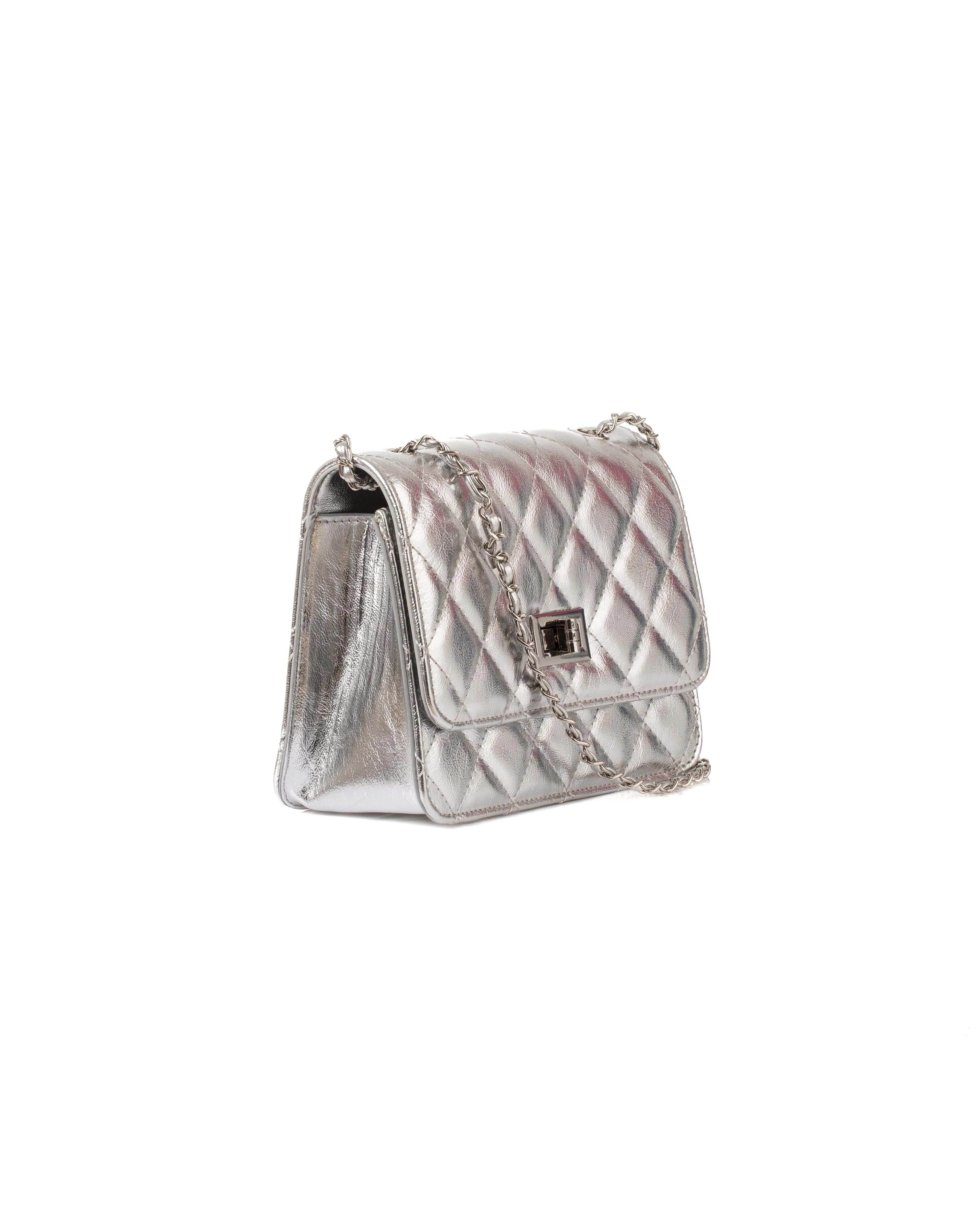 Women Bag    Messenger   Silver