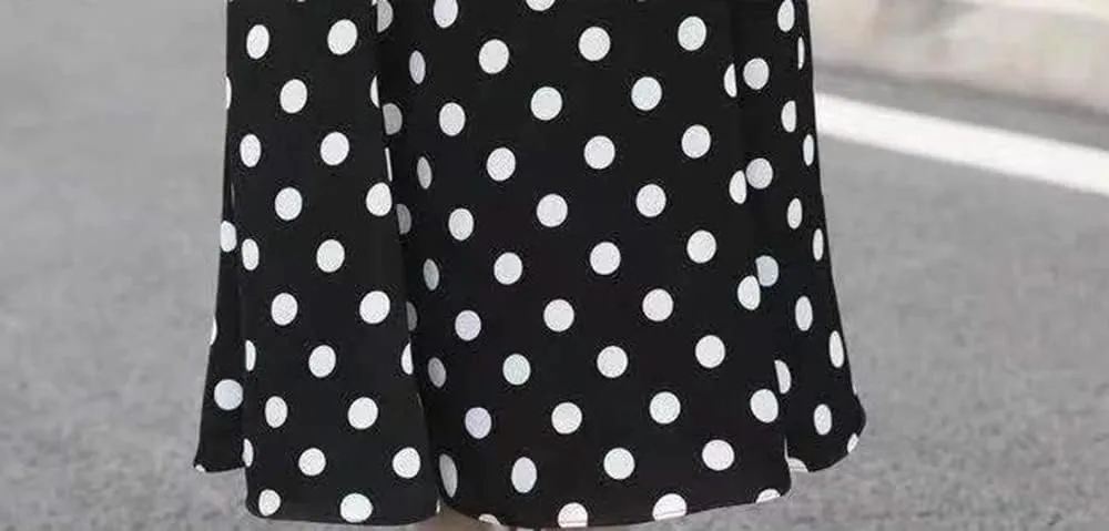 Women's A-Line Waisted Ruffle Long Skirt