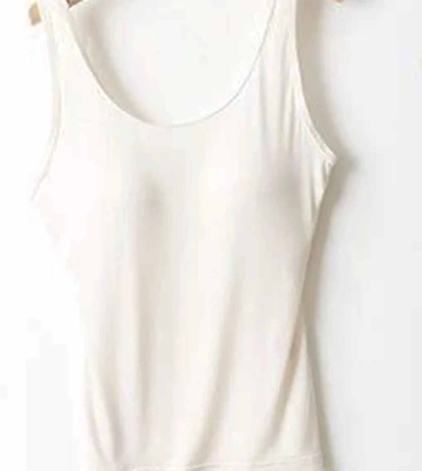 Women's Underwear Camisole Seamless Bra 2in1 Vest Bottoming Shirt Suspended Inner Wear with Chest pad Tanks Basic top