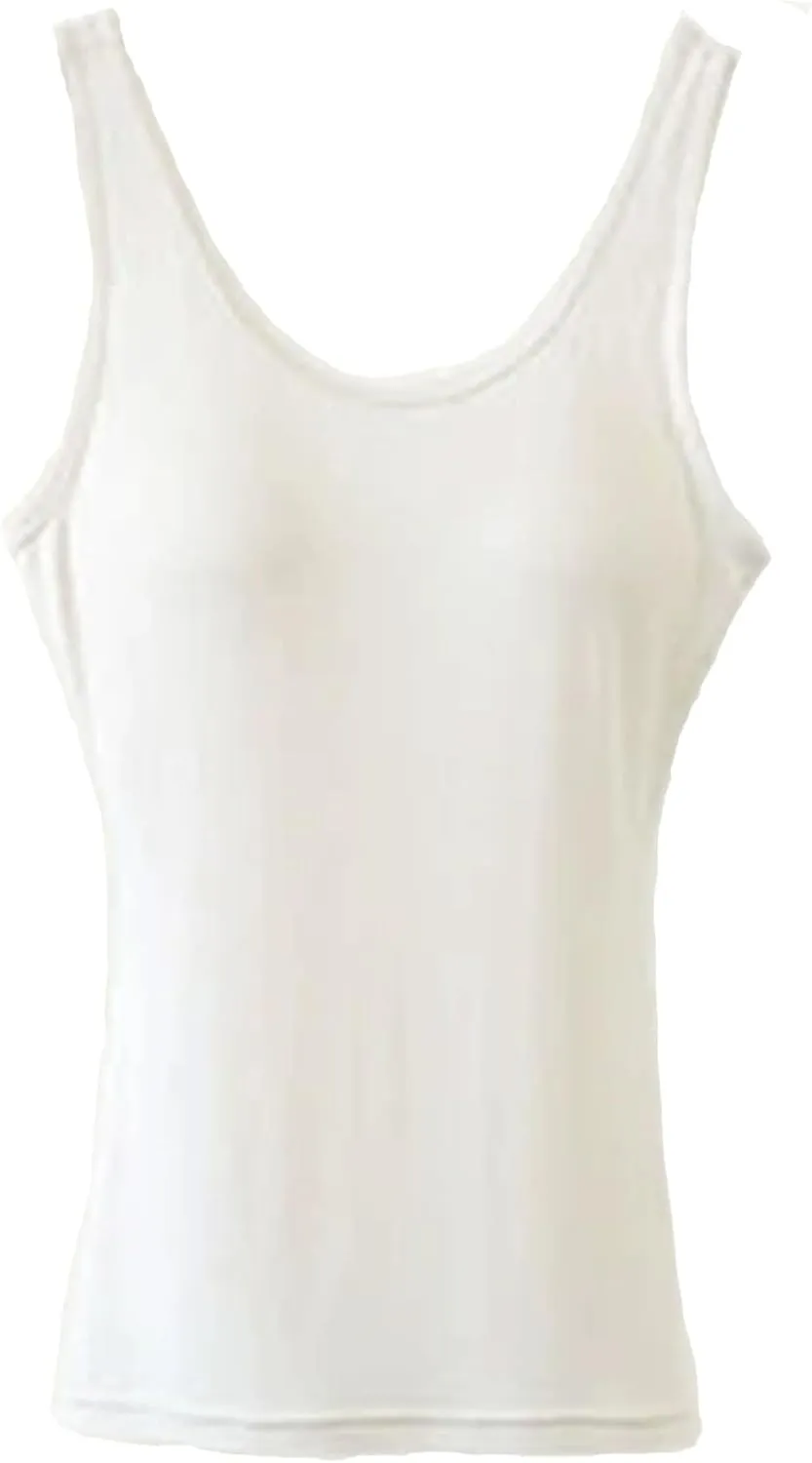 Women's Underwear Camisole Seamless Bra 2in1 Vest Bottoming Shirt Suspended Inner Wear with Chest pad Tanks Basic top