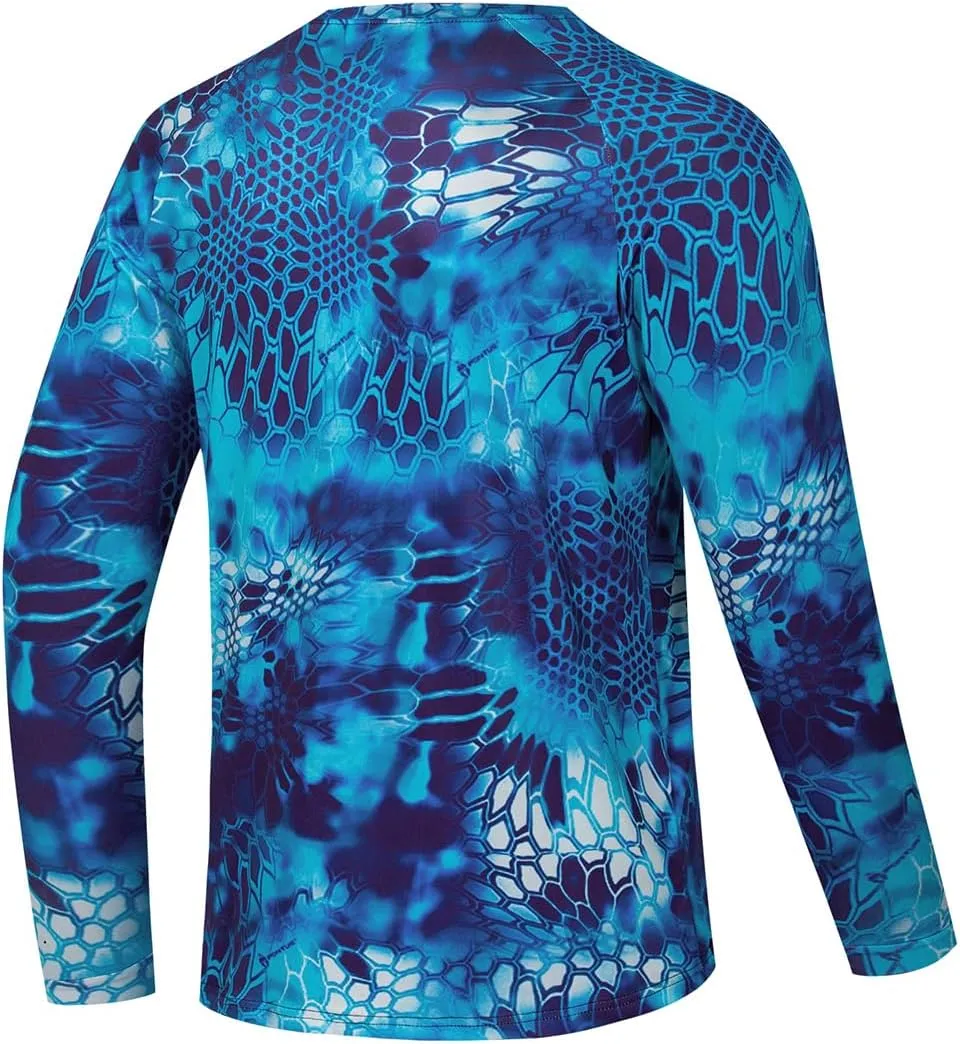 YIBIMOTTO Men's Fashion Fishing Sweatshirts Long Sleeve Running T-Shirts Quick Dry Cooling Outdoor Tee Tops