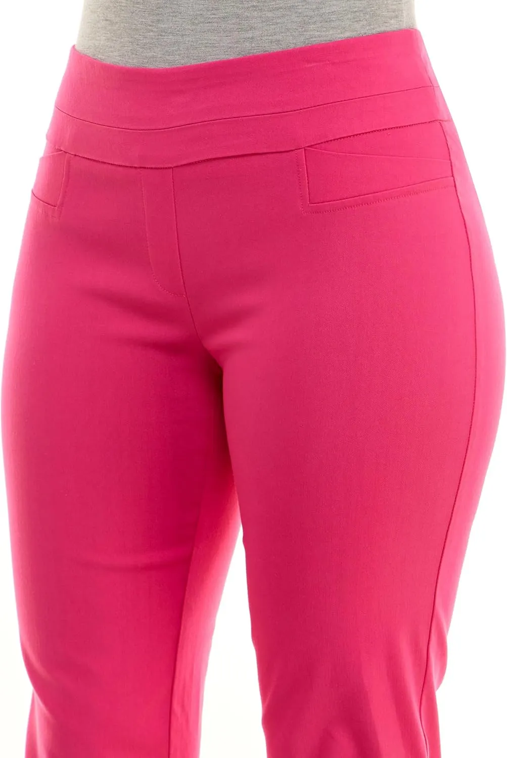 Zac & Rachel Women's Petite Pull-on Ankle Length Pants with Millennium Fabric